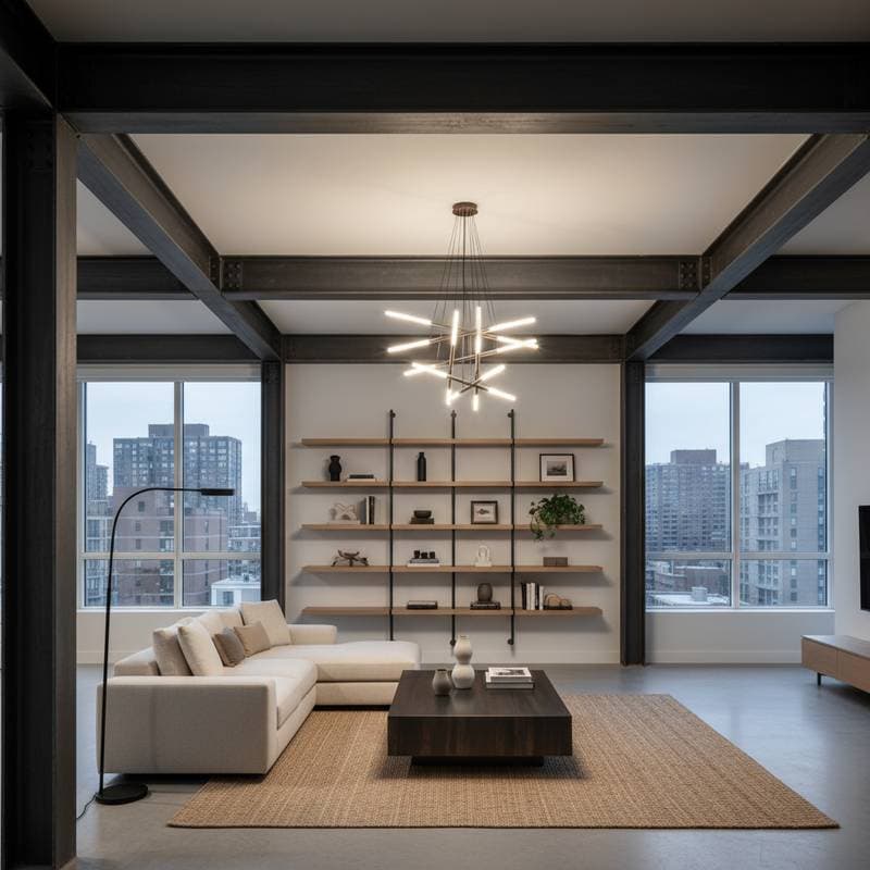 Featured image for Exposed Steel Meets Clean Lines in 2025 Design