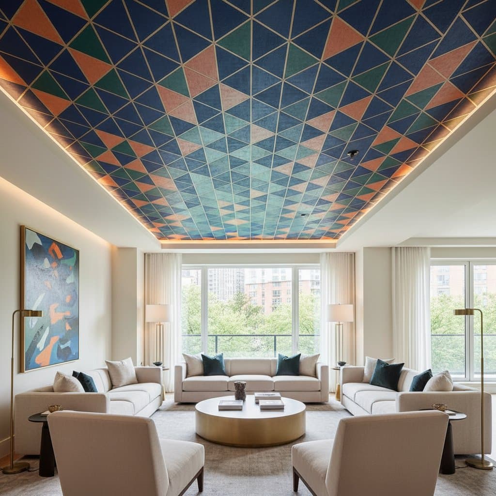 Featured image for Bold Ceilings Transform Rooms Without Extra Space