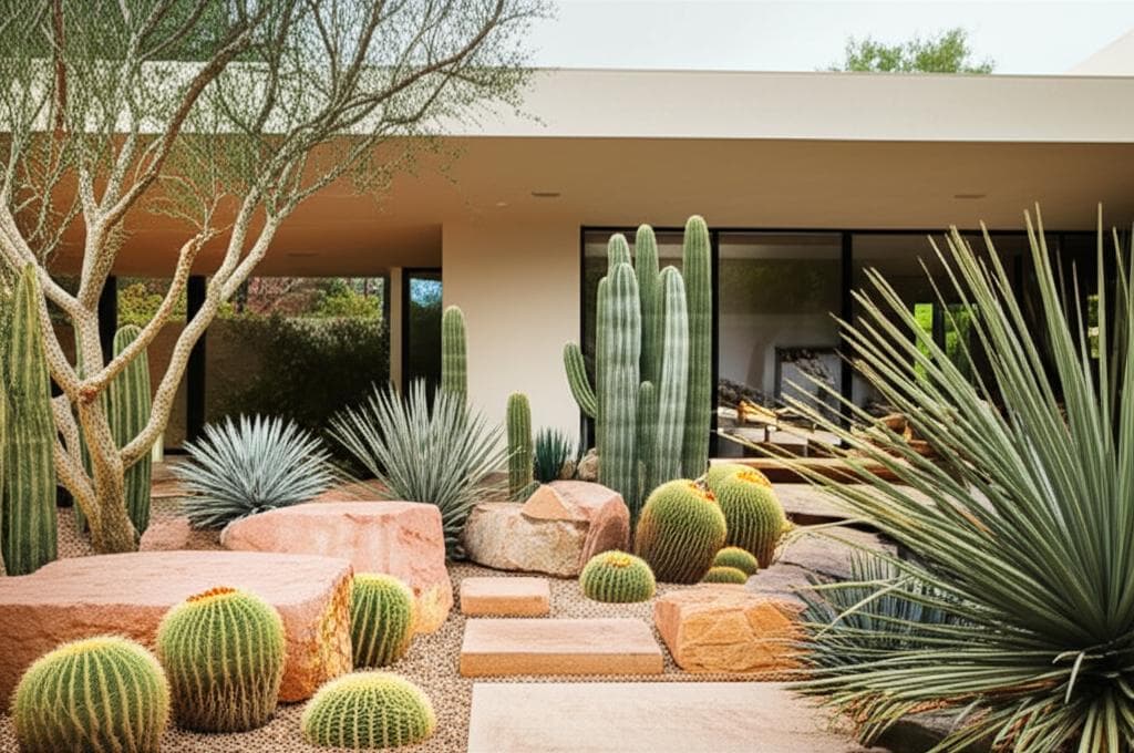 Featured image for Desert Modern Gardens Cut Water Use While Looking Sleek