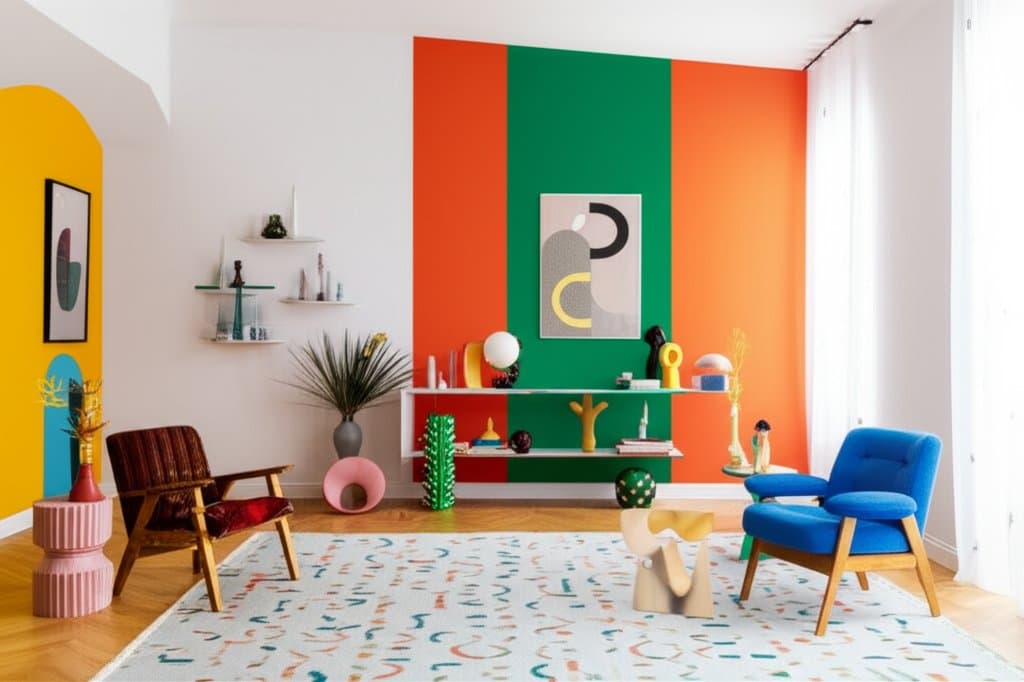 Featured image for Memphis Design: Bold Color and Geometry Return Home