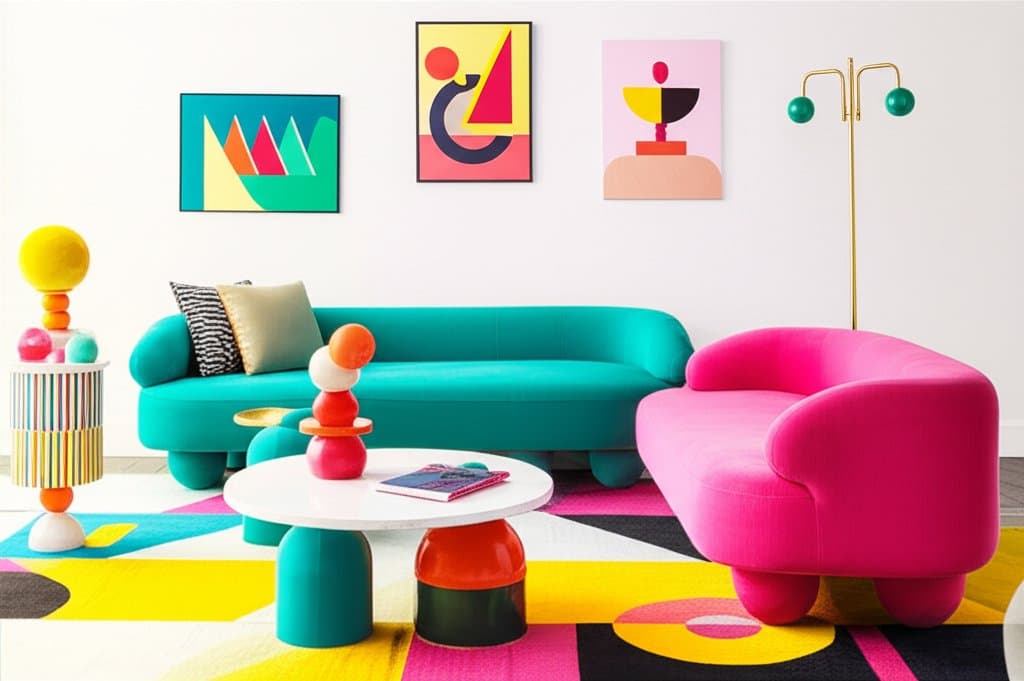 Featured image for Memphis Design: Breaking Rules With Bold Color and Shape