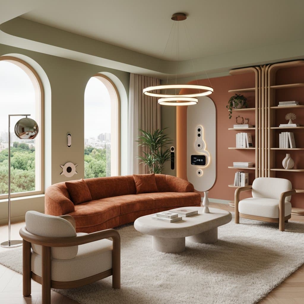 Featured image for 70s Curves Meet Smart Home Design in 2025