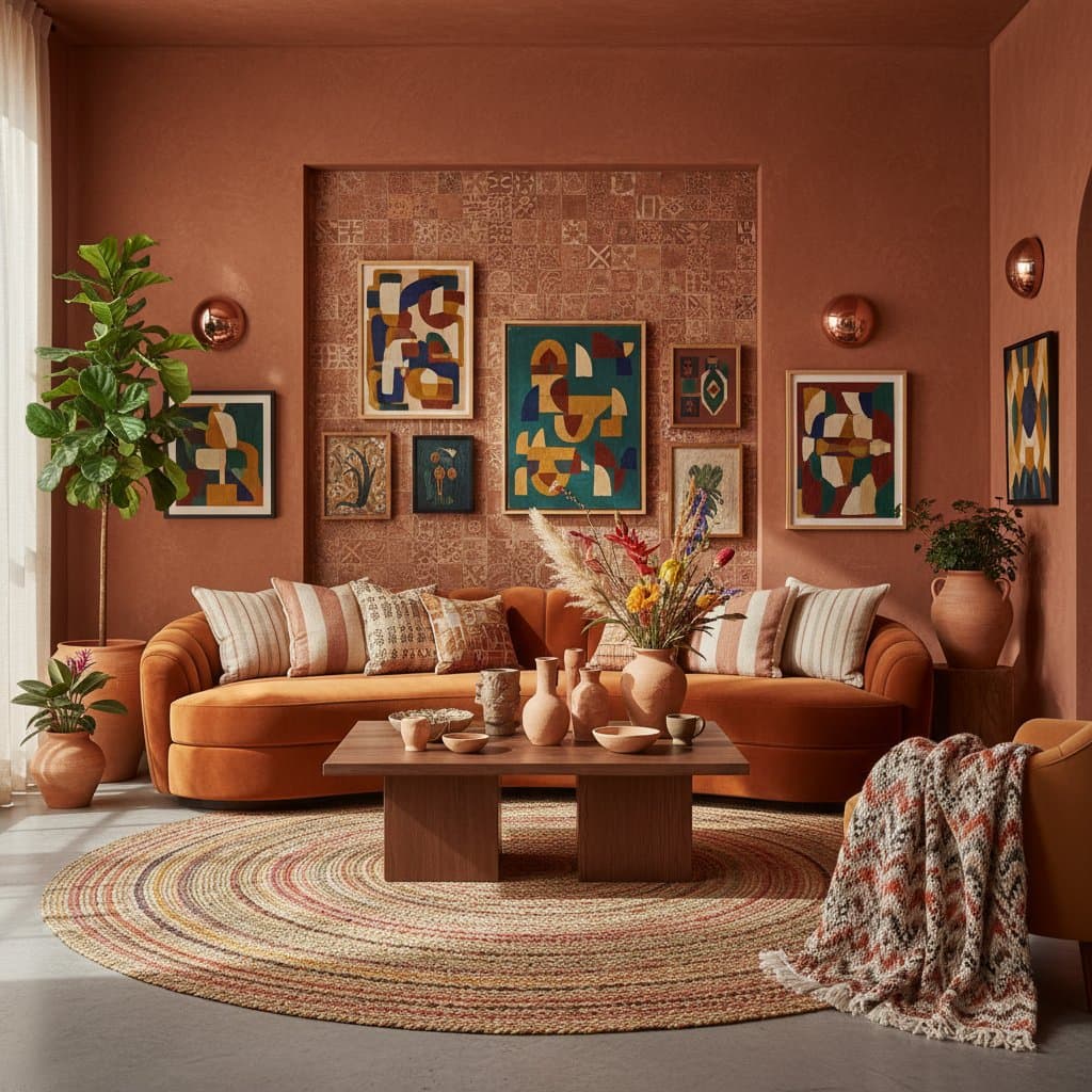 Featured image for Terracotta Brings Warmth to Bold Maximalist Spaces