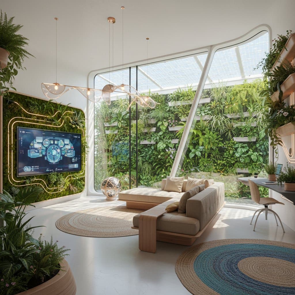 Featured image for Solarpunk Homes Blend Solar Art With Living Gardens