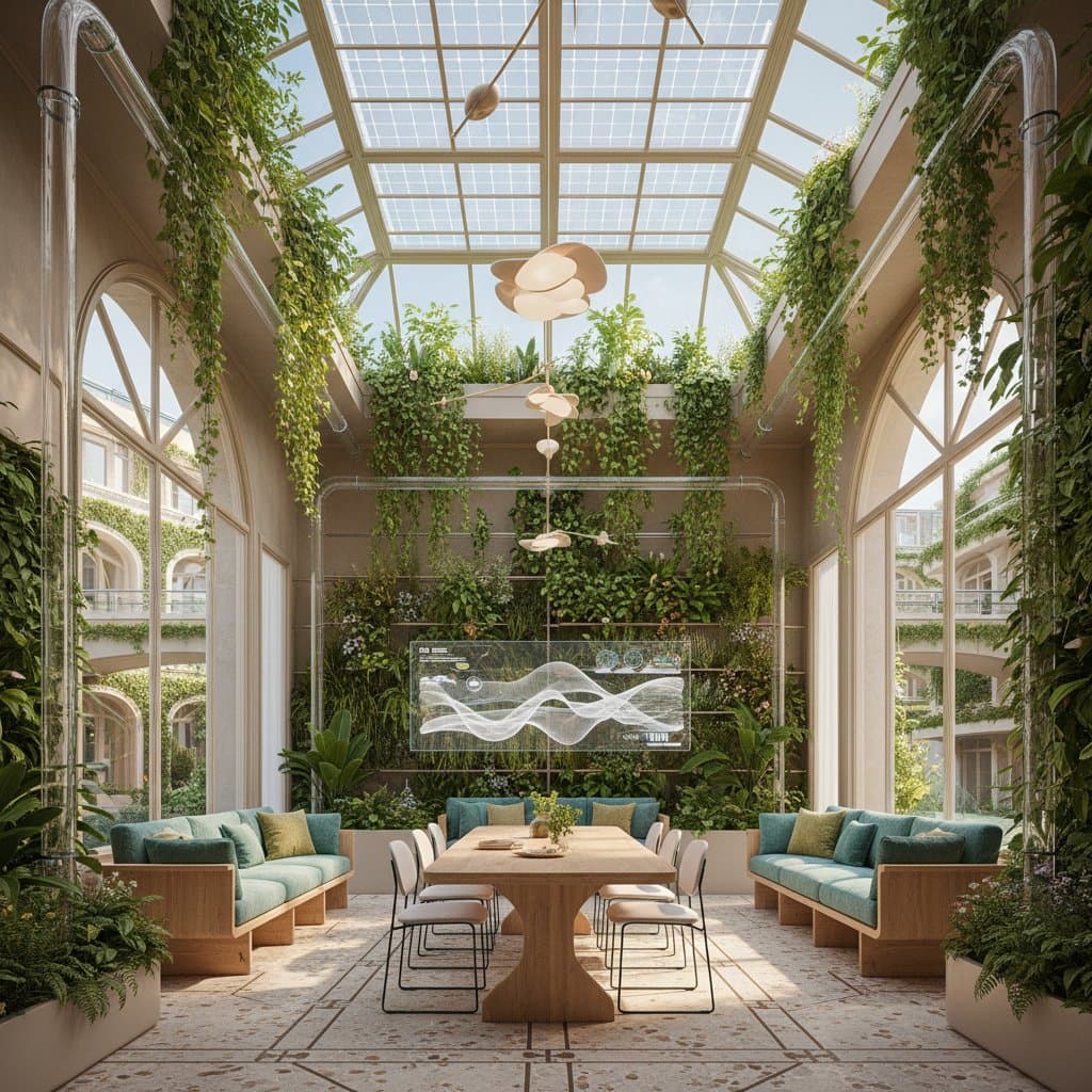 Featured image for Solarpunk Design Merges Nature and Technology at Home