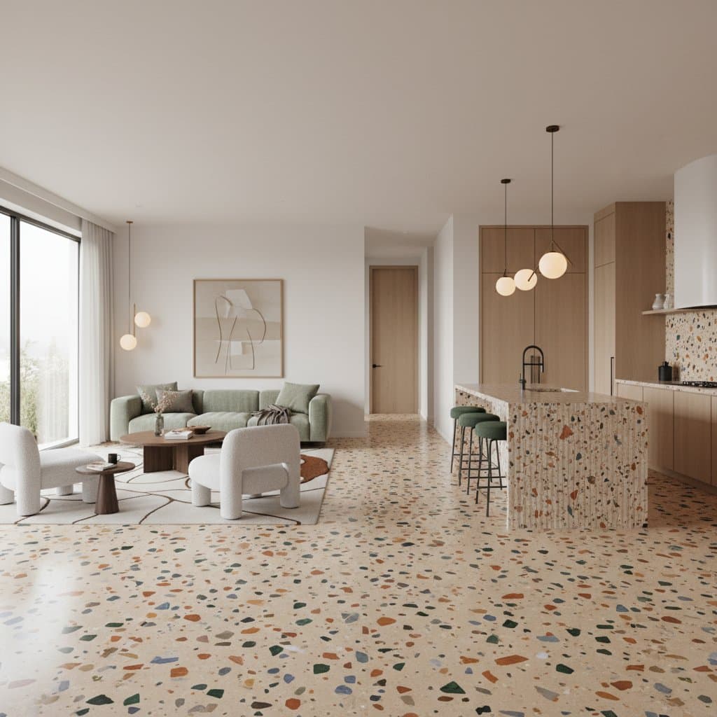 Featured image for Terrazzo Floors Bring Personality Back to Home Design