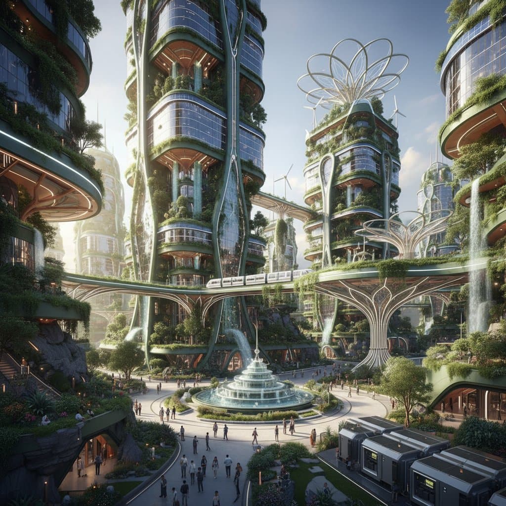 Featured image for Solarpunk: Where Nature and Technology Build Together