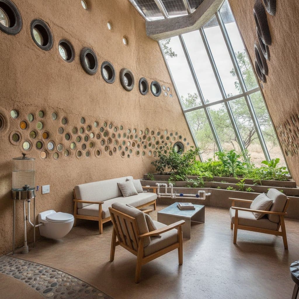 Featured image for Living Self-Sufficiently in Recycled Earthship Homes