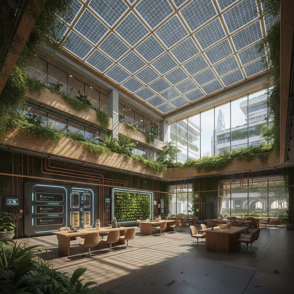 Featured image for Solarpunk Architecture Blends Clean Energy and Beauty