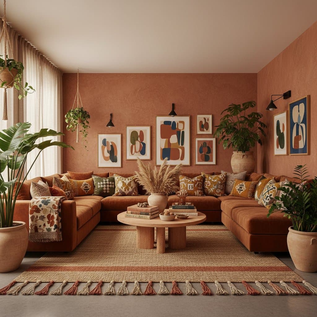 Featured image for Why Terracotta Anchors Bold Maximalist Rooms